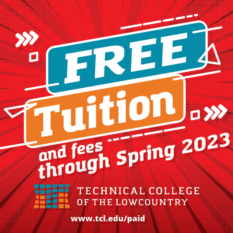 Free Tuition & Fees through spring Technical College of the Lowcountry